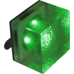 Прожектор светодиодный под плитку с оправой из ABS-пластика Tector Block 1 диод, 1 Вт, 12 В, зеленый, IP68