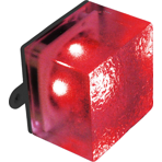 Прожектор светодиодный под плитку с оправой из ABS-пластика Tector Block 1 диод, 1 Вт, 12 В, красный, IP68