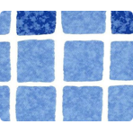 Пленка с рисунком для бассейна "Мозаика неразмытая" ширина 1,65 м Elbe STG 200 Antislip (mosaic blue)