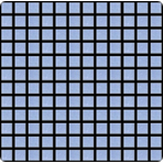 Мозаика стеклянная однотонная JNJ Picasso 10x10 мм A 17