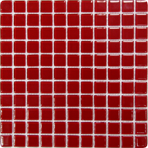 Мозаика стеклянная однотонная Bonaparte Red glass
