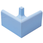Переливной лоток керамический K3 голубой, наружный угол
